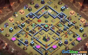 COC市政厅14基地布局和家乡村庄＃12910