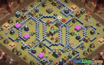CoC Town Hall 14 Base Layouts & Maps for Home Village #13617
