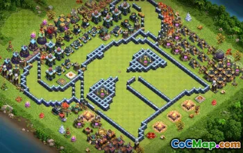 CoC Town Hall 14 Base Layouts & Maps for Home Village #17548