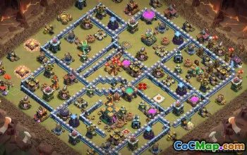 COC Town Hall 14 Baslayouter & Maps for Home & War #13333