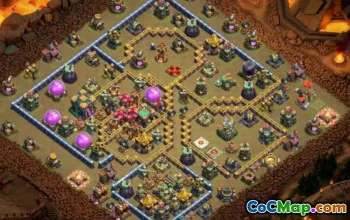 CoC Town Hall 14 Base Layouts & Maps for Home & War #14752