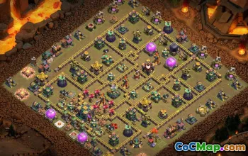 CoC Town Hall 14 Base Layouts & Maps for Home & War #16777