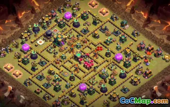 CoC Town Hall 14 Base Layouts: Maps for Home, War & Trophy #17419