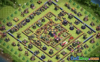 COC Town Hall 14 Baslayouter: Kartor för krig och jordbruk #15308