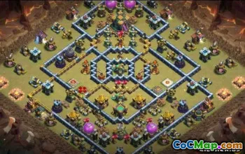 COC Town Hall 14 Base Düzenleri: Savaş ve Kupalar için Haritalar #14002