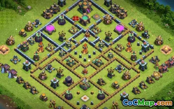 CoC Town Hall 14 Base Layouts & Maps for Your Home Village #15100