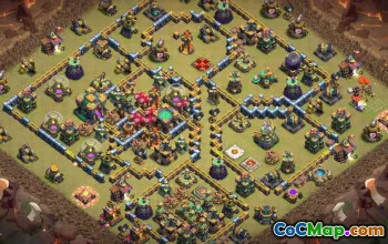 COC radnice 14 Base Layouts and Maps - Home, Trophy, War #14954