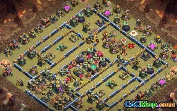 CoC Town Hall 14 Base Layouts & Maps - Home & War Base #15728