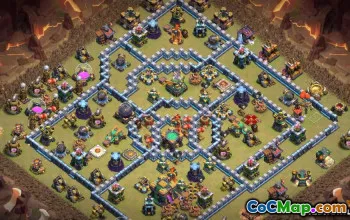 COC Town Hall 14 Baslayouter & Maps: Home & War Bases #13316