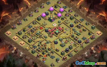 CoC Town Hall 14 Base Layouts & Maps: Home, War, Links #26896