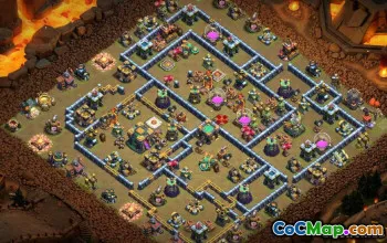 COC Town Hall 14 Temel Düzenler ve Haritalar: Ev, Savaş, Kupa #13888
