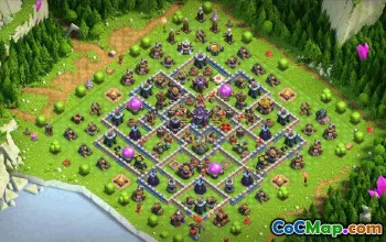 CoC Town Hall 14 Base Layouts & Maps | Home, War, Trophy Bases #33513