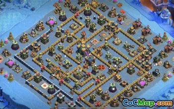 COC Town Hall 14 Temel Düzenler ve Haritalar - Kupa ve Savaş Üssü #15347