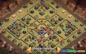 Tòa thị chính Coc 14 Bố cục cơ sở & Bản đồ - Cúp Cúp & Chiến tranh #15569