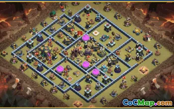 CoC Town Hall 14 Base Layouts & Maps | War, Farming, Trophy #29388