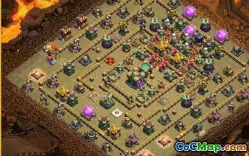 CoC Town Hall 14 Base Layouts & Maps | War, Trophy & Home Village #29695