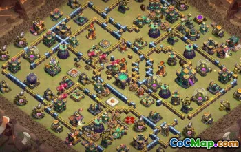 COC Town Hall 14 Base Düzenleri: Kupa, Savaş ve Ev Haritaları #14968