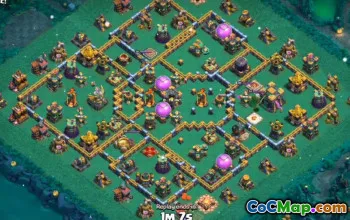 COC Town Hall 14 Base Düzenleri: Kupa, Savaş ve Ev Haritaları #15363