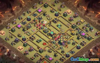 CoC Town Hall 14 Base Layouts: Trophy, War & Home Village #17270