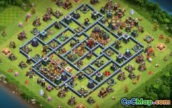 CoC Town Hall 14 Base Layouts: War Base & Home Village Maps #17557