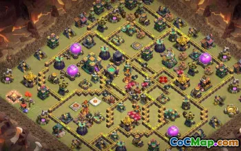 CoC Town Hall 14 Base Layouts: War, Farm & Trophy Maps #16491