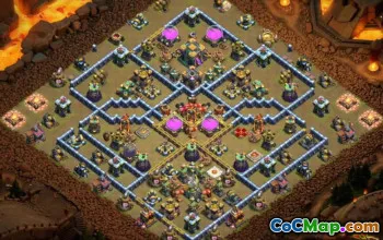 COC Town Hall 14 Base Düzenleri: Savaş, Çiftçilik ve Ev Haritaları #13479