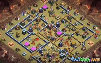 COC TOWAL HALL 14 BASE Layouts: War, Farming & More #13243