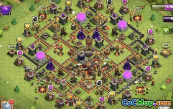 COC Town Hall 14 Baslayouter: Krig, jordbruk och mer #15457
