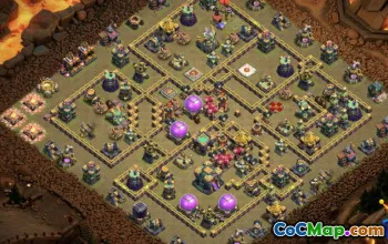 CoC Town Hall 14 Base Layouts: War, Farming & Trophy #16423