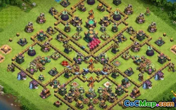 CoC Town Hall 14 Baslayouter: Krigs-, jordbruks- och trofékartor #16472