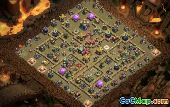 CoC Town Hall 14 Base Layouts & War Map Links #27679
