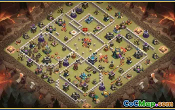 CoC Town Hall 14 Base Layouts & War Maps | Home Village, War Bases #29266
