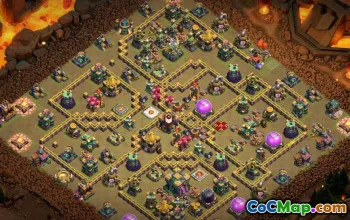 COC Town Hall 14 Base Düzenleri: Savaş, Kupa ve Ev Tasarımları #16072