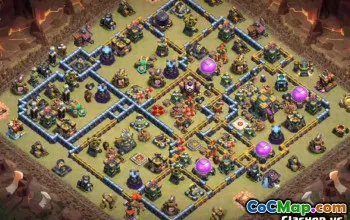 Tòa thị chính Coc 14 Bố cục cơ sở: Chiến tranh, Trophy & Home Maps #13570