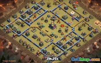 Primăria COC 14 machete de bază: Hărți de război, trofeu și acasă #13650