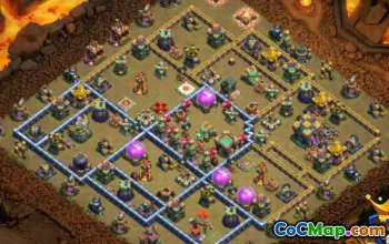 COC Town Hall 14 Base Düzenleri: Savaş, Kupa ve Ev Haritaları #14111