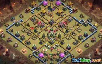COC Town Hall 14 Base Düzenleri: Savaş, Kupa ve Ev Haritaları #14578