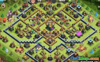 COC Town Hall 14 Base Düzenleri: Savaş, Kupa ve Ev Haritaları #14660