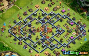 COC Town Hall 14 Base Düzenleri: Savaş, Kupa ve Ev Haritaları #14828