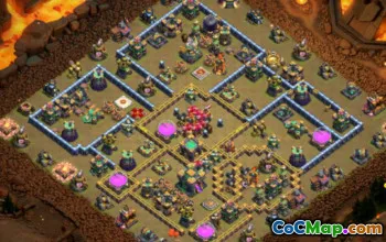 CoC Town Hall 14 Base Layouts: War, Trophy & Home Maps #15518