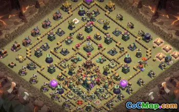 CoC Town Hall 14 Base Layouts: War, Trophy & Home Maps #17495
