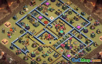 CoC Town Hall 14 Base Layouts: War, Trophy & Home Village #15516