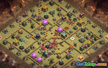 CoC Town Hall 14 Base Layouts: War, Trophy & Home Village #17354