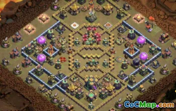 CoC Town Hall 14 Base Layouts: War & Trophy Maps #15528