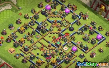 COC Town Hall 14 Base Düzenleri: Savaş, Kupa ve Daha Fazlası #15153