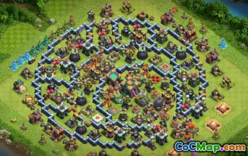 Coc Town Hall 14 : 농업 및 트로피를위한 최고의 기본 레이아웃 #15296
