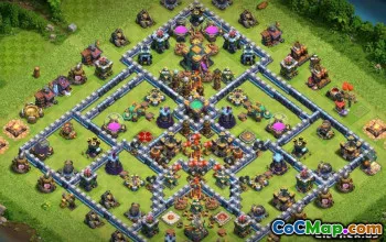 COC Town Hall 14: საუკეთესო ასლის ბაზის განლაგება და რუქები #13123
