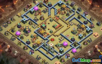 CoC Town Hall 14 Layouts: Home, War & Trophy Bases #14413