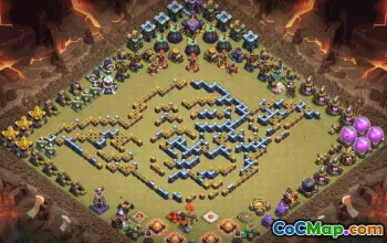 CoC Town Hall 15 Base Copy & Map | Funny, Progress, Home Village #33844