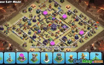 CoC Town Hall 15 Base Layouts & Copies | War, Trophy, Map #30663